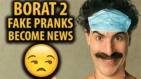 what scenes in borat are fake
